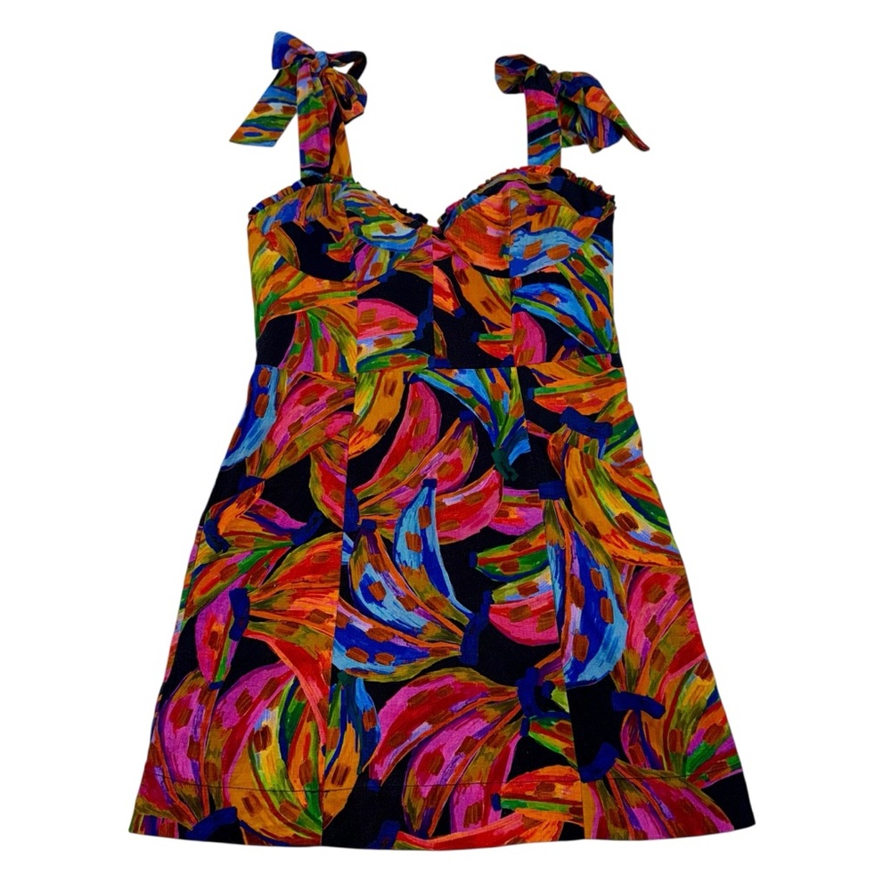 FARM Rio Multicolor Tropical Print Mini Dress - Picture 5 of 13